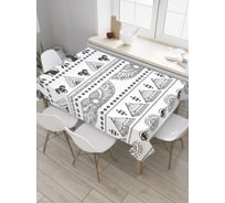 Прямоугольная скатерть JoyArty Египетский полосы из сатена tc_9326_120x145