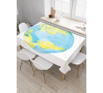 Прямоугольная скатерть JoyArty Нарисованная планета из сатена tc_37998_120x145
