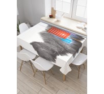 Прямоугольная скатерть JoyArty Китайские светильники из сатена tc_38787_120x145