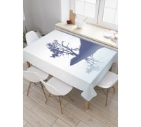 Прямоугольная скатерть JoyArty Дерево на мысе из сатена tc_29237_120x145