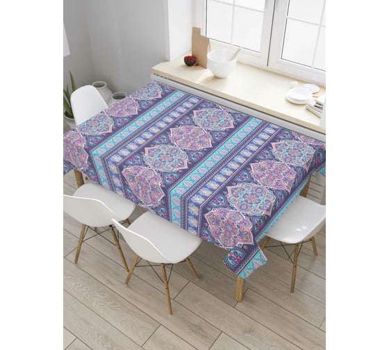 Прямоугольная скатерть JoyArty Восточный узор из сатена tc_58624_120x145 1