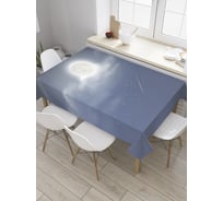 Прямоугольная скатерть JoyArty Полнолуние в облаках из сатена tc_32971_120x145