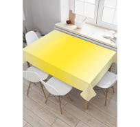 Прямоугольная скатерть JoyArty Желтый перелив из сатена tc_23559_120x145