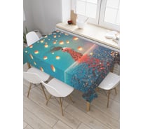 Прямоугольная скатерть JoyArty Морской призрак из сатена tc_23057_120x145