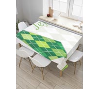 Прямоугольная скатерть JoyArty Галстук в ромбиках из сатена tc_3984_120x145