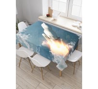 Прямоугольная скатерть JoyArty Скоро космос из сатена tc_9889_120x145