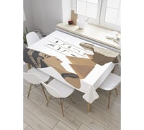 Прямоугольная скатерть JoyArty Египетский правитель из сатена tc_9323_120x145
