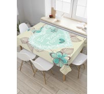 Прямоугольная скатерть JoyArty Семь лет вместе из сатена tc_7815_120x145