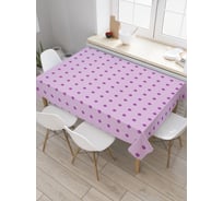 Прямоугольная скатерть JoyArty Прочные круги из сатена tc_23332_120x145