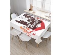 Прямоугольная скатерть JoyArty Гранж серфинг Ричард из сатена tc_3966_120x145