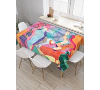Прямоугольная скатерть JoyArty Дыхание легкости из сатена tc_28390_120x145