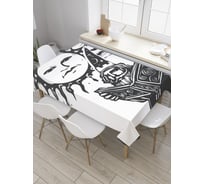 Прямоугольная скатерть JoyArty Графический звездочет из сатена tc_35988_120x145