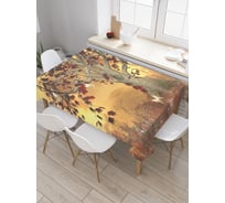 Прямоугольная скатерть JoyArty Древо познания из сатена tc_2934_120x145
