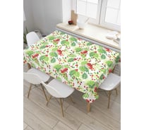 Прямоугольная скатерть JoyArty Рябиновые ягоды из сатена tc_38372_120x145