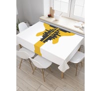 Прямоугольная скатерть JoyArty Музыкальный Детройт из сатена tc_38103_120x145
