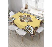 Прямоугольная скатерть JoyArty Восточный орнамент из сатена tc_28020_120x145
