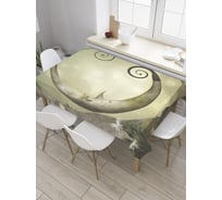 Прямоугольная скатерть JoyArty Дом луны из сатена tc_9542_120x145