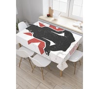 Прямоугольная скатерть JoyArty Намасте из сатена tc_37537_120x145