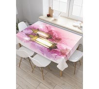 Прямоугольная скатерть JoyArty Два светильника в ночи из сатена tc_38803_120x145