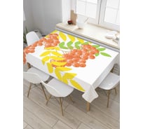 Прямоугольная скатерть JoyArty Рябина в начале осени из сатена tc_38404_120x145