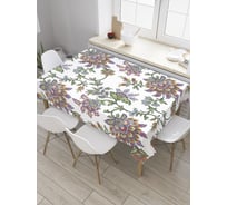 Прямоугольная скатерть JoyArty Дикие цветы из сатена tc_31351_120x145