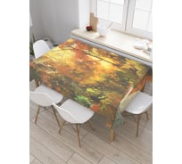 Прямоугольная скатерть JoyArty История леса из сатена tc_23069_120x145