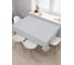 Прямоугольная скатерть JoyArty Серая монотонность из сатена tc_30561_120x145 1