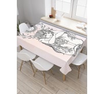 Прямоугольная скатерть JoyArty Дух леса из сатена tc_19349_120x145