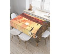 Прямоугольная скатерть JoyArty Сказочные качели из сатена tc_2932_120x145