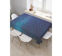 Прямоугольная скатерть JoyArty Градиентовая пикселизация из сатена tc_30847_120x145