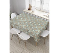 Прямоугольная скатерть JoyArty Восточные фигуры из сатена tc_28788_120x145