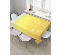 Прямоугольная скатерть JoyArty Солнечные пузыри из сатена tc_31024_120x145