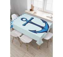 Прямоугольная скатерть JoyArty Порт Нантакет из сатена tc_5395_120x145