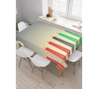 Прямоугольная скатерть JoyArty Семь свечей из сатена tc_5869_120x145