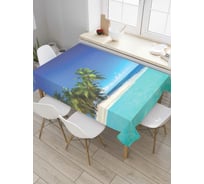 Прямоугольная скатерть JoyArty Морская прохлада из сатена tc_5568_120x145