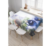 Прямоугольная скатерть JoyArty Игрушки сияют из сатена tc_5534_120x145