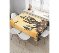 Прямоугольная скатерть JoyArty Замок в полнолуние из сатена tc_6033_120x145