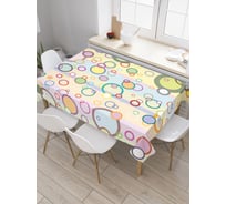 Прямоугольная скатерть JoyArty Пузырчатая мягкость из сатена tc_32066_120x145