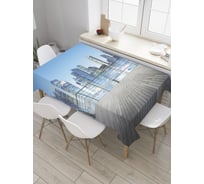 Прямоугольная скатерть JoyArty С видом на мегаполис из сатена tc_34856_120x145