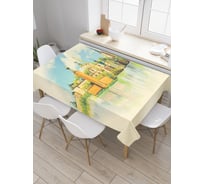 Прямоугольная скатерть JoyArty Город на воде из сатена tc_30380_120x145