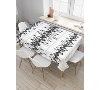 Прямоугольная скатерть JoyArty Волнистая диаграмма из сатена tc_6473_120x145