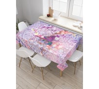 Прямоугольная скатерть JoyArty Сказочный мир из сатена tc_29870_120x145