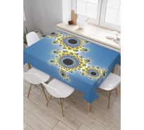 Прямоугольная скатерть JoyArty Инопланетные клетки из сатена tc_20834_120x145