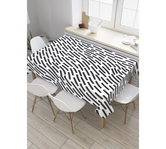 Прямоугольная скатерть JoyArty Геометрическая иллюзия из сатена tc_31999_120x145 1