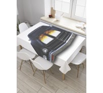 Прямоугольная скатерть JoyArty Сила машины из сатена tc_27902_120x145