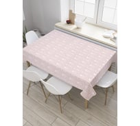 Прямоугольная скатерть JoyArty Монотонные цветы из сатена tc_28176_120x145