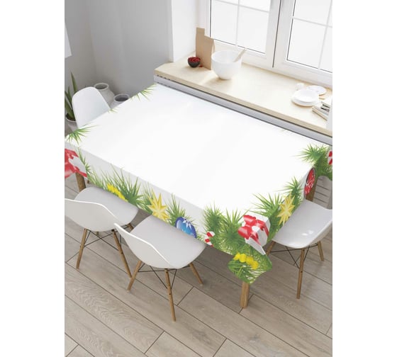 Прямоугольная скатерть JoyArty Праздник рождества из сатена tc_37075_120x145 1