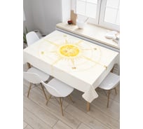 Прямоугольная скатерть JoyArty Солнечный компас из сатена tc_38936_120x145