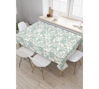 Прямоугольная скатерть JoyArty Горошек на кругах из сатена tc_37392_120x145