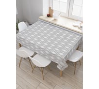 Прямоугольная скатерть JoyArty Волнистая плитка из сатена tc_21702_120x145